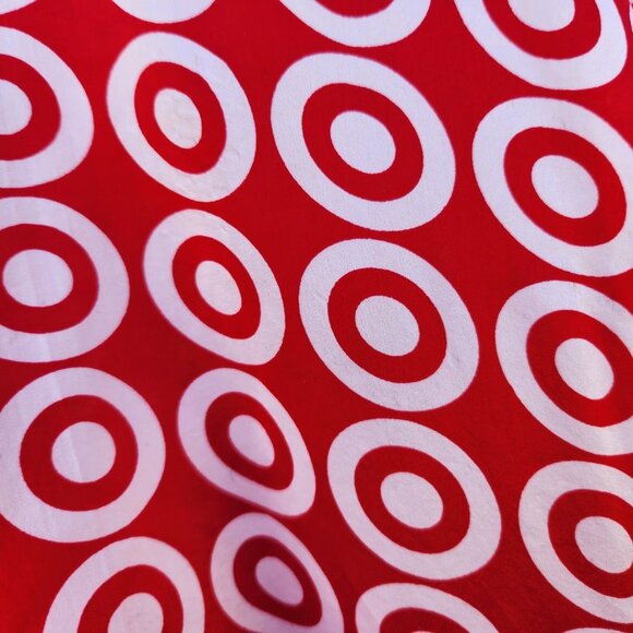 SUPER RARE Vintage All Over Target Print Silk Employee Pajamas - Picture 6 of 10